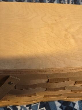 Source Unknown Natural Wood Woven Storage Basket - Light Wood